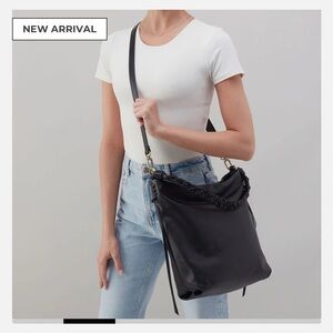 HOBO Black Shoulder Bag Sleek Design Versatile Style
